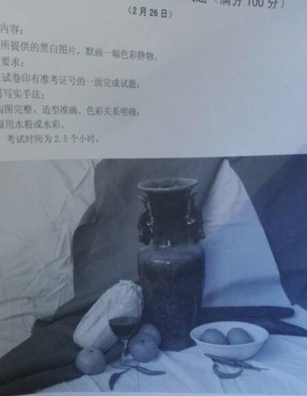2016年北京服装学院美术类专业校考色彩考题(北京考点二场).jpg